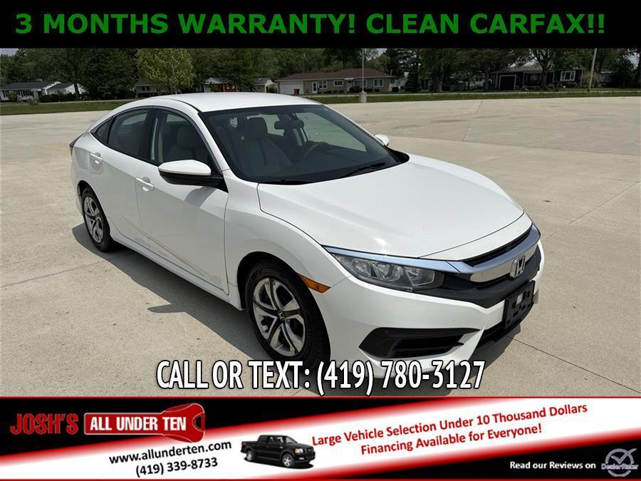 used 2016 Honda Civic car, priced at $13,850