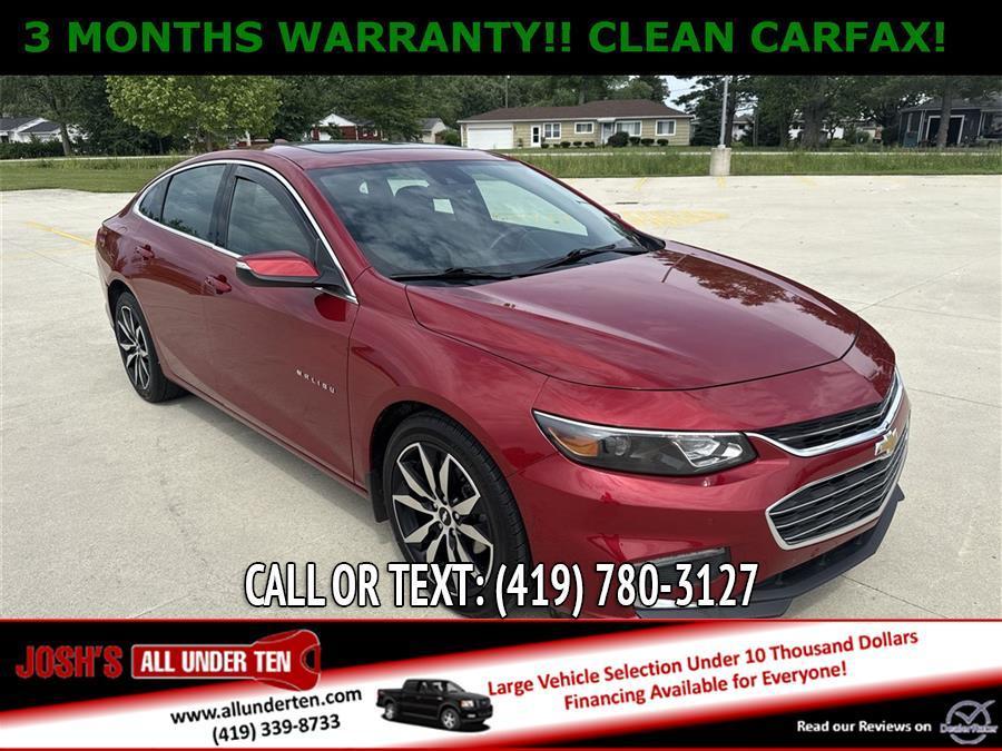 used 2016 Chevrolet Malibu car, priced at $14,400