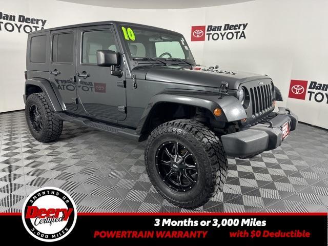 used 2010 Jeep Wrangler Unlimited car, priced at $15,500