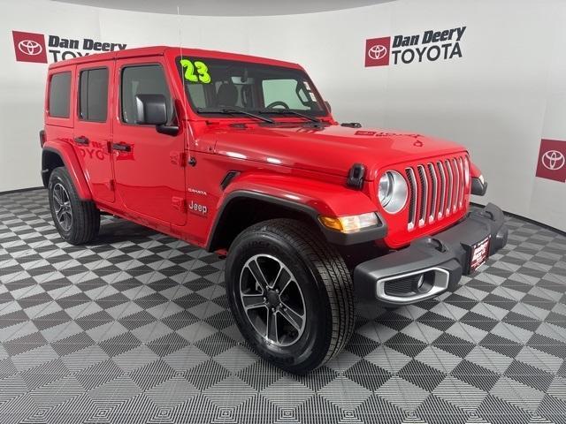 used 2023 Jeep Wrangler car, priced at $35,034