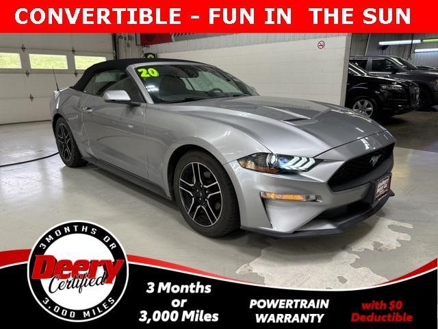 used 2020 Ford Mustang car, priced at $23,111