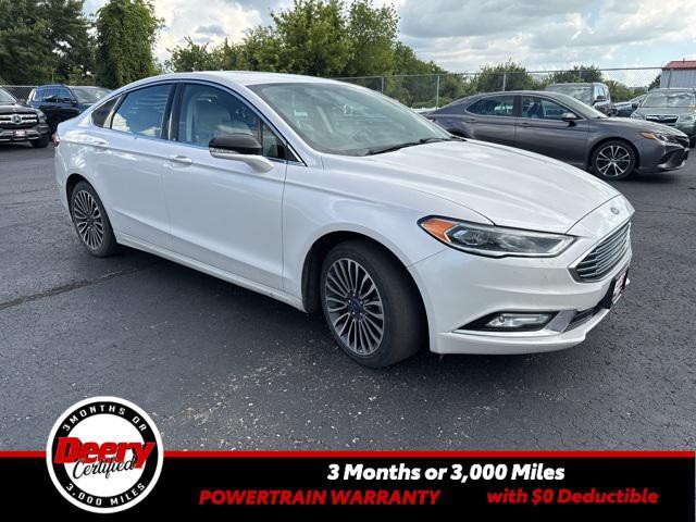used 2017 Ford Fusion car, priced at $12,500