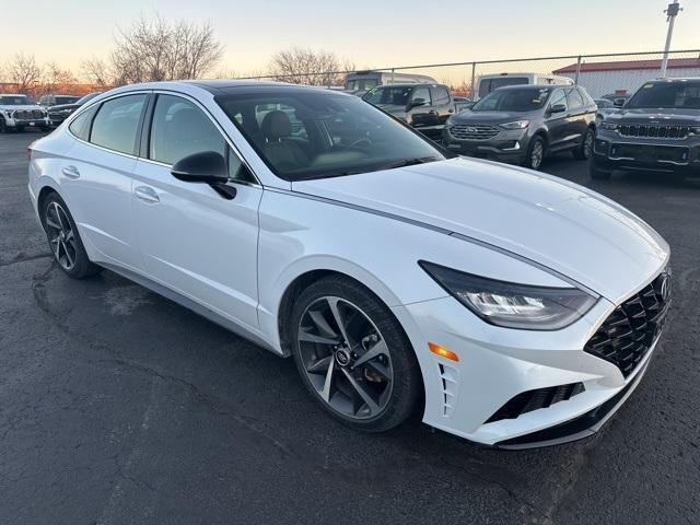 used 2021 Hyundai Sonata car, priced at $21,325