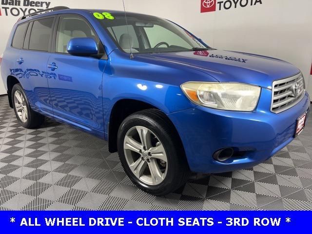 used 2008 Toyota Highlander car, priced at $8,611