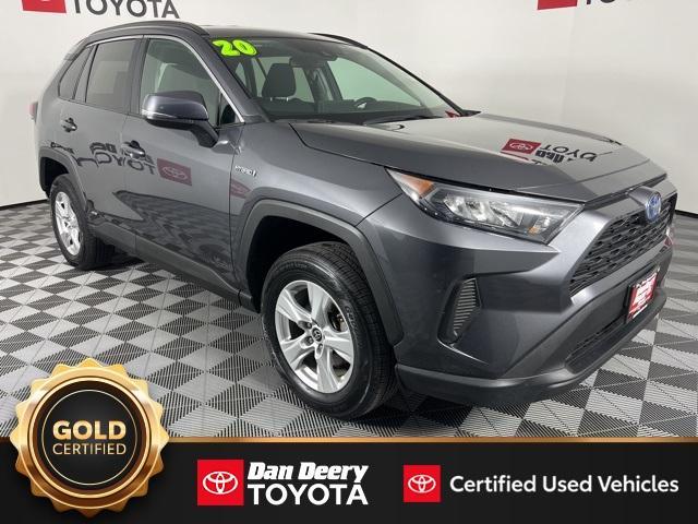 used 2020 Toyota RAV4 Hybrid car, priced at $23,655