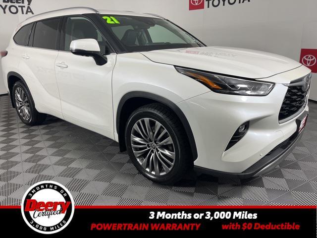 used 2021 Toyota Highlander car, priced at $38,405