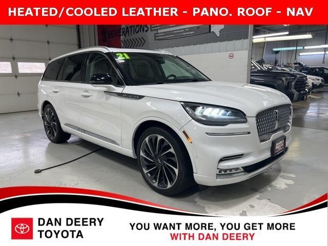 used 2021 Lincoln Aviator car, priced at $33,880