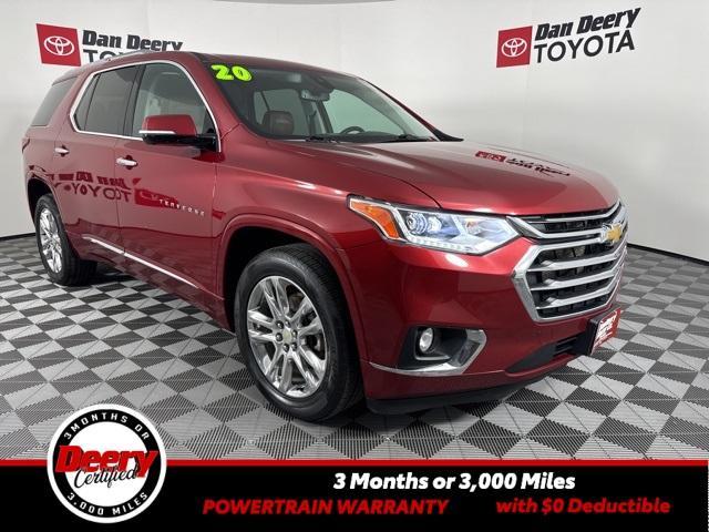 used 2020 Chevrolet Traverse car, priced at $26,539