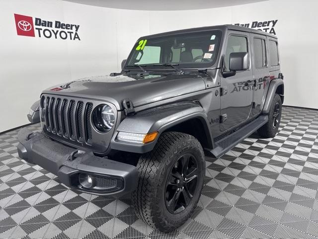 used 2021 Jeep Wrangler Unlimited car, priced at $33,781