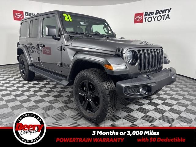 used 2021 Jeep Wrangler Unlimited car, priced at $33,781