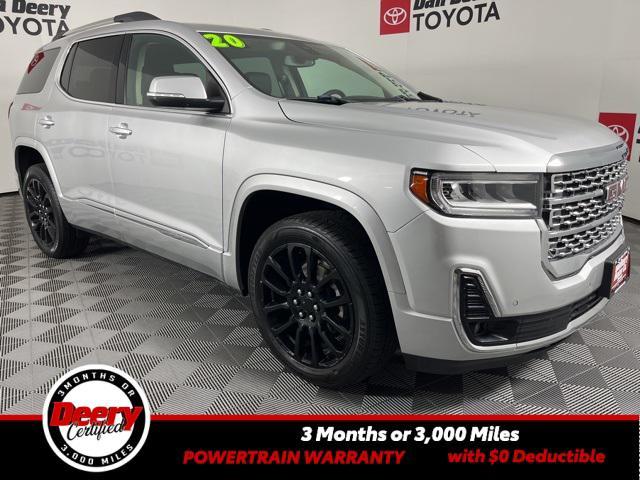 used 2020 GMC Acadia car, priced at $21,631