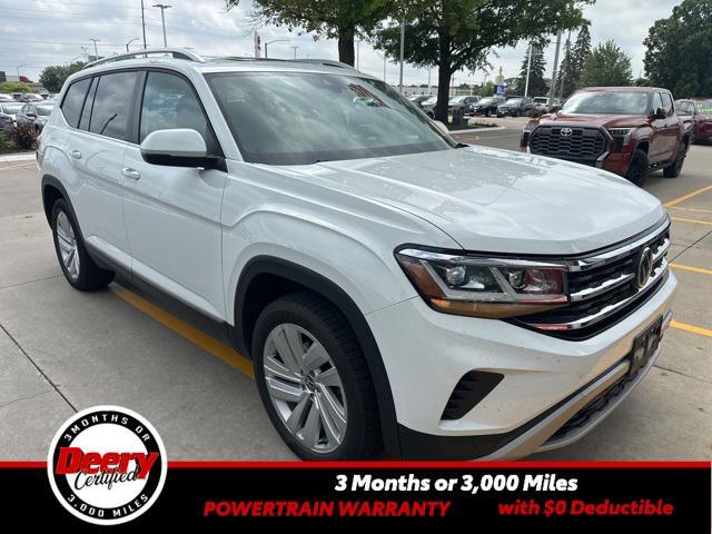 used 2021 Volkswagen Atlas car, priced at $25,900