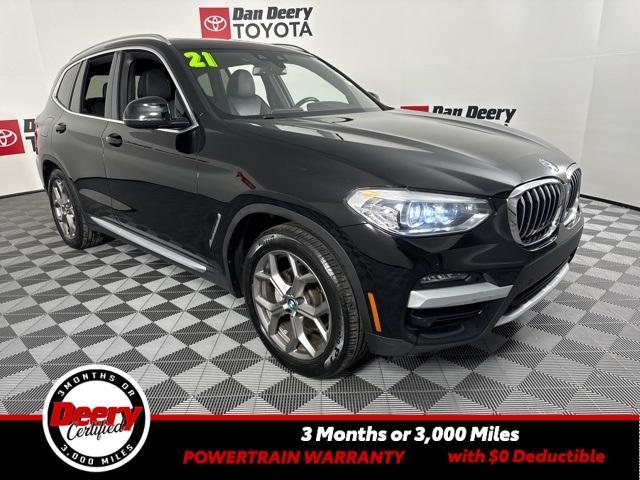 used 2021 BMW X3 car, priced at $24,000