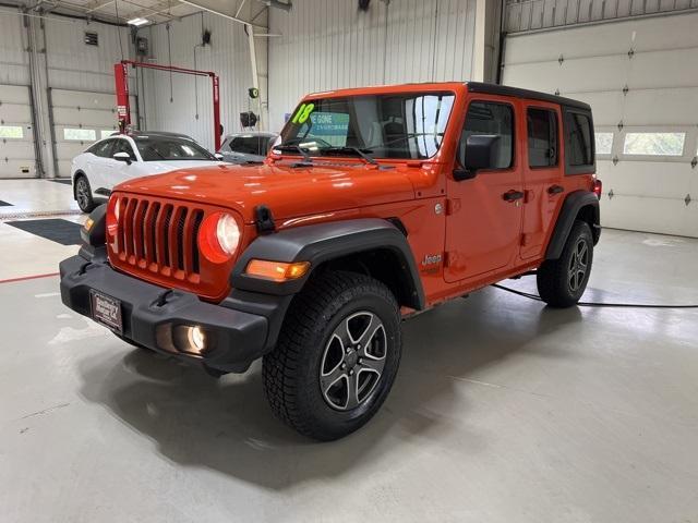 used 2018 Jeep Wrangler Unlimited car, priced at $28,252