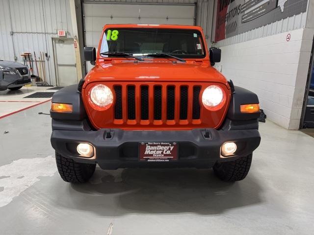 used 2018 Jeep Wrangler Unlimited car, priced at $28,252