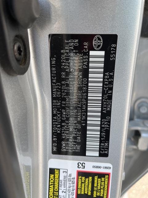 used 2023 Toyota Camry Hybrid car