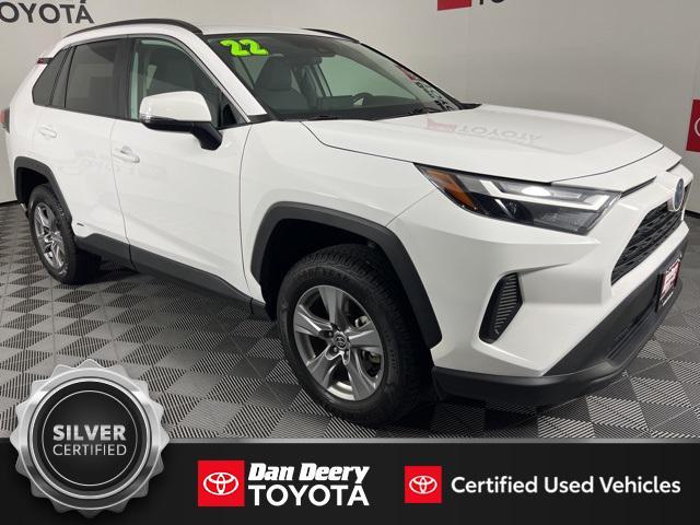 used 2022 Toyota RAV4 Hybrid car, priced at $25,615