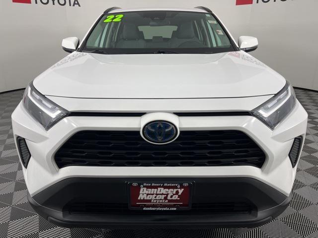 used 2022 Toyota RAV4 Hybrid car, priced at $25,615