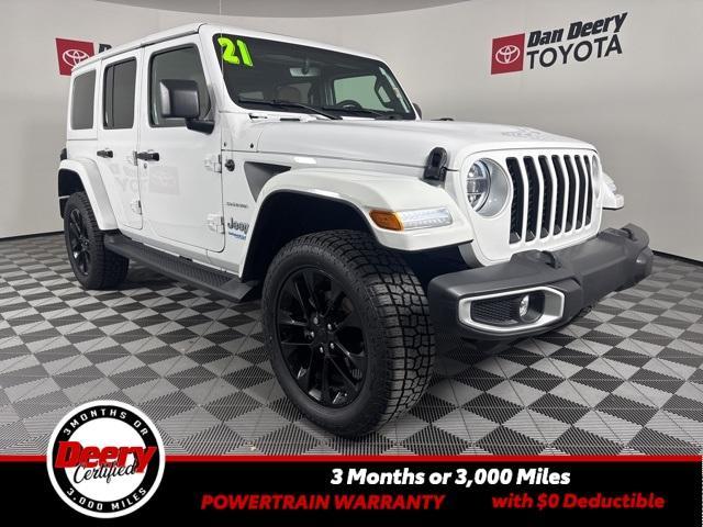 used 2021 Jeep Wrangler Unlimited 4xe car, priced at $27,250