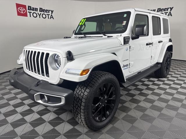 used 2021 Jeep Wrangler Unlimited 4xe car, priced at $27,250