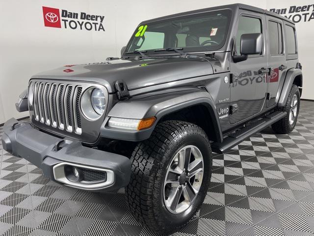 used 2021 Jeep Wrangler Unlimited car, priced at $29,610