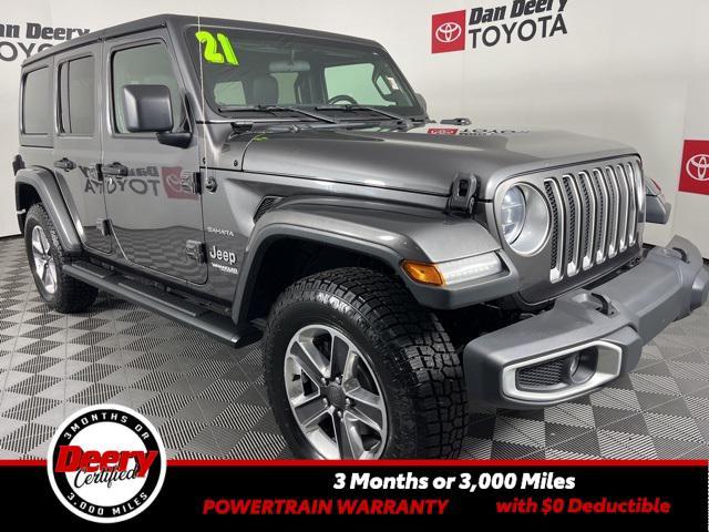 used 2021 Jeep Wrangler Unlimited car, priced at $29,610
