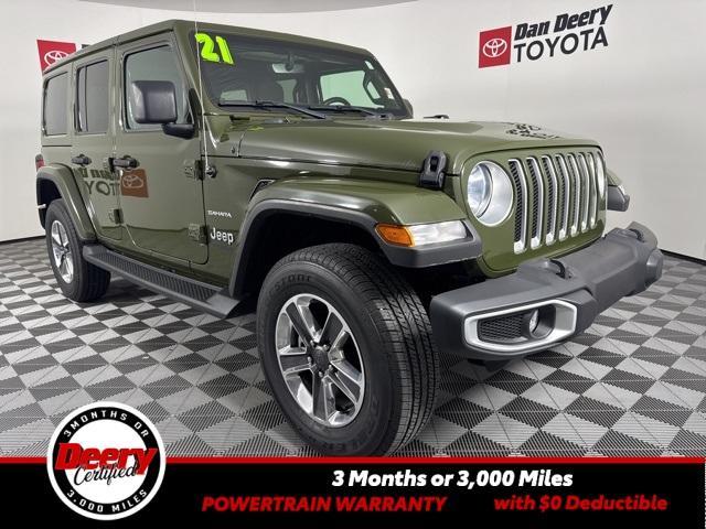 used 2021 Jeep Wrangler Unlimited car, priced at $29,995