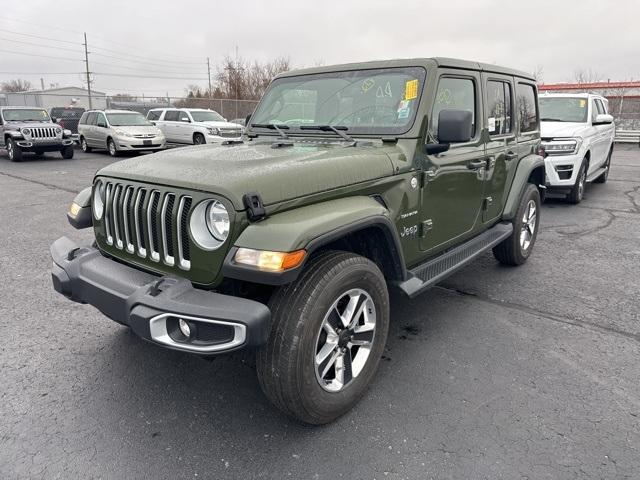 used 2021 Jeep Wrangler Unlimited car, priced at $33,200