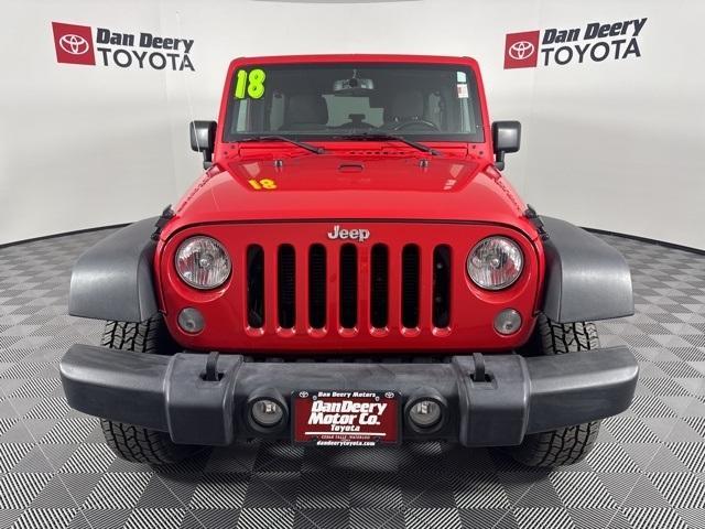 used 2018 Jeep Wrangler JK Unlimited car, priced at $18,974