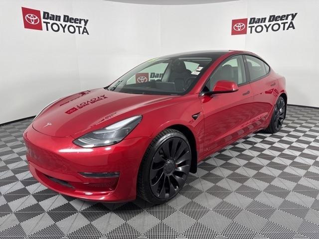 used 2023 Tesla Model 3 car, priced at $36,000