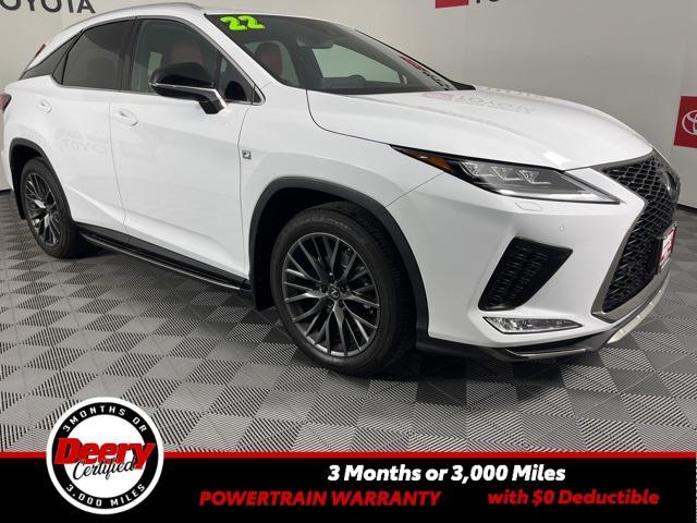 used 2022 Lexus RX 350 car, priced at $44,389