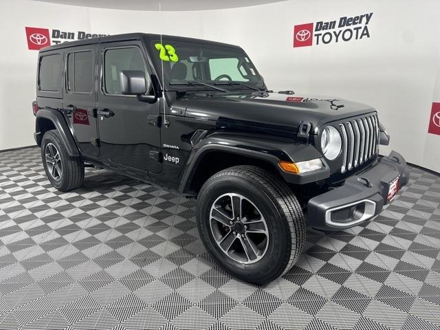 used 2023 Jeep Wrangler car, priced at $34,349