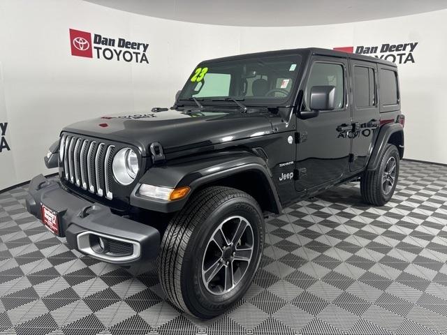 used 2023 Jeep Wrangler car, priced at $34,349