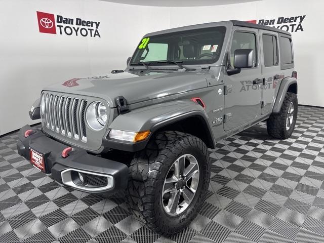 used 2021 Jeep Wrangler Unlimited car, priced at $30,212