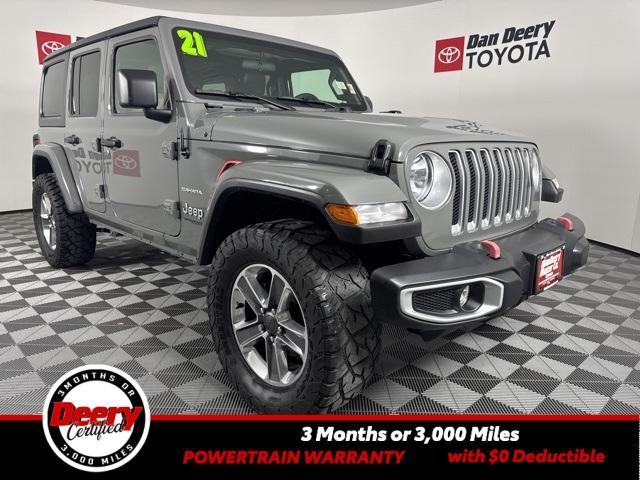 used 2021 Jeep Wrangler Unlimited car, priced at $30,212