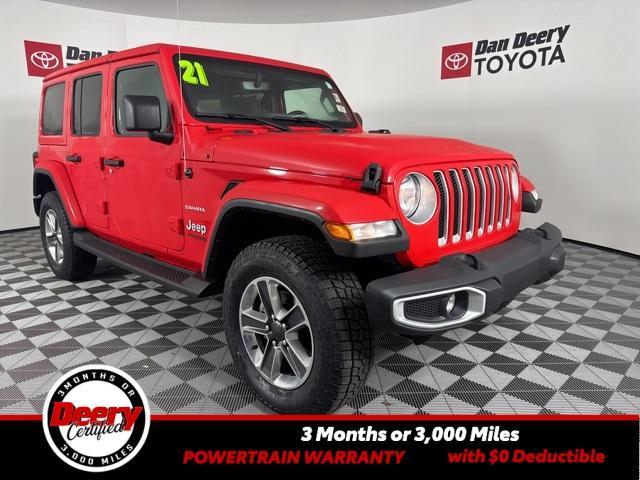 used 2021 Jeep Wrangler Unlimited car, priced at $28,900