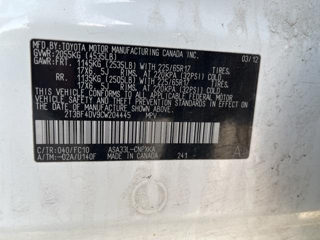 used 2012 Toyota RAV4 car, priced at $8,000