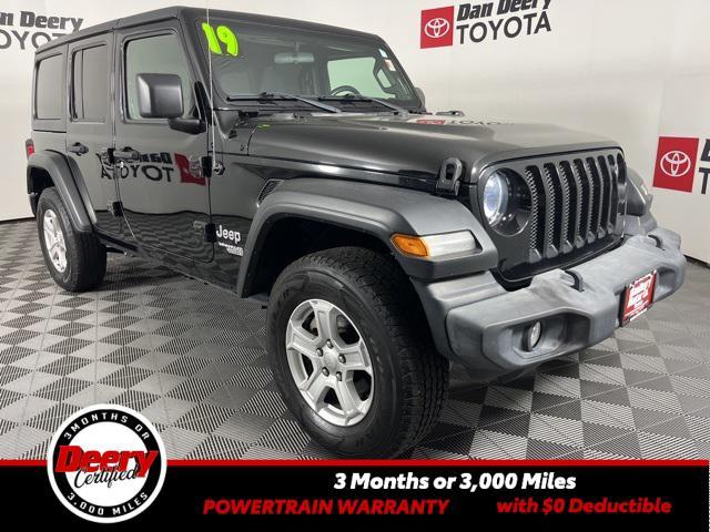 used 2019 Jeep Wrangler Unlimited car, priced at $20,830