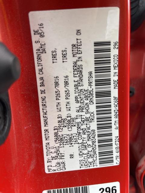 used 2016 Toyota Tacoma car, priced at $27,700