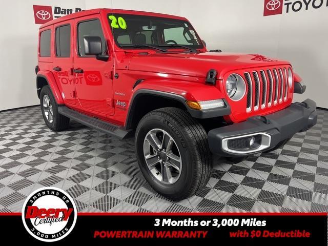 used 2020 Jeep Wrangler Unlimited car, priced at $29,197