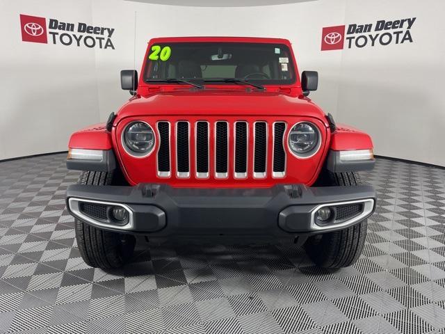 used 2020 Jeep Wrangler Unlimited car, priced at $29,197