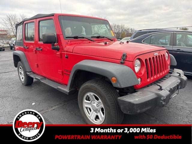 used 2016 Jeep Wrangler Unlimited car, priced at $15,080