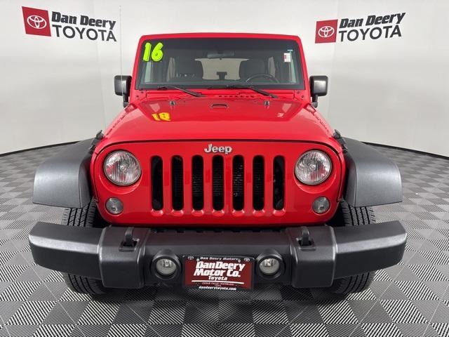 used 2016 Jeep Wrangler Unlimited car, priced at $14,478