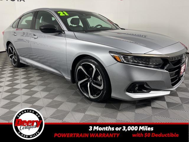 used 2021 Honda Accord car, priced at $26,318