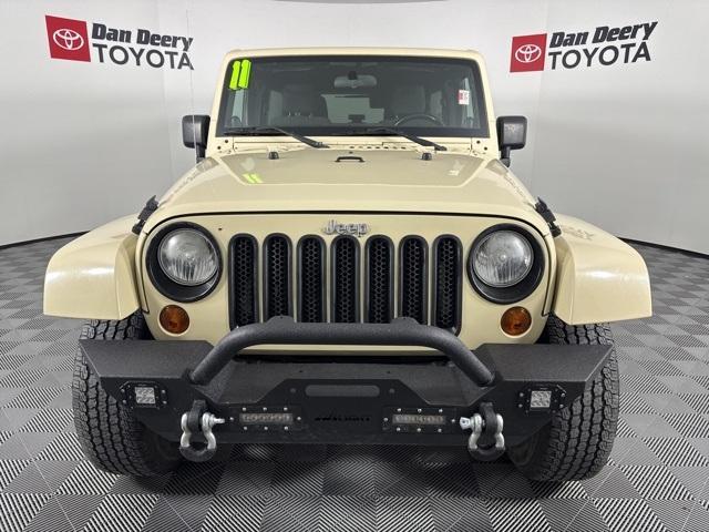 used 2011 Jeep Wrangler Unlimited car, priced at $11,203