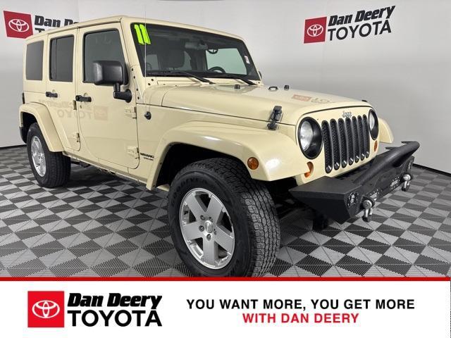 used 2011 Jeep Wrangler Unlimited car, priced at $11,203