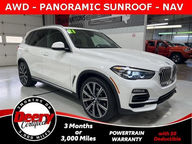 used 2021 BMW X5 car, priced at $39,579