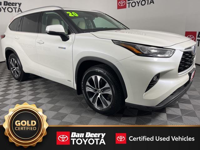 used 2020 Toyota Highlander Hybrid car, priced at $34,223