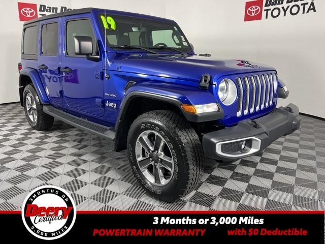 used 2019 Jeep Wrangler Unlimited car, priced at $29,504