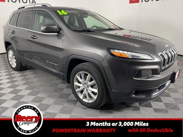 used 2016 Jeep Cherokee car, priced at $11,118